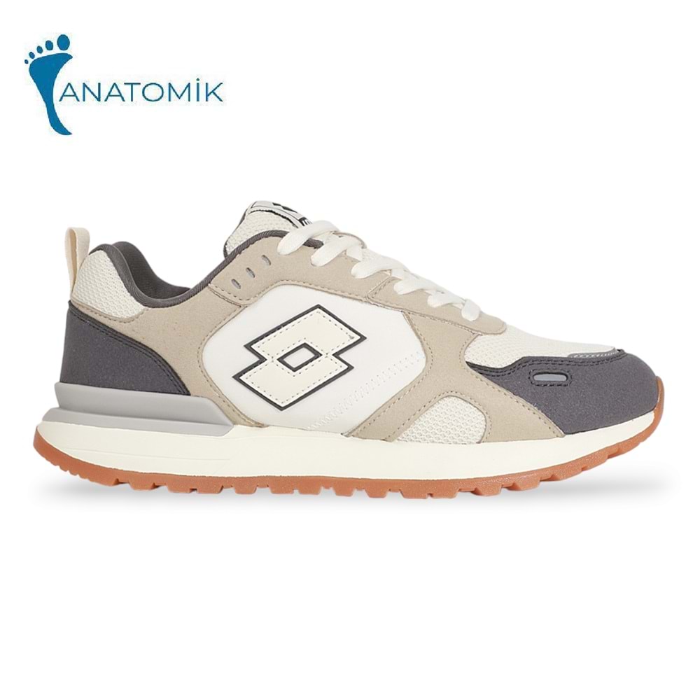 Lotto 1959-Loten Anatomik Tabanlı Erkek Sneakers Ayakkabısı - NKT01959-BEJ-40