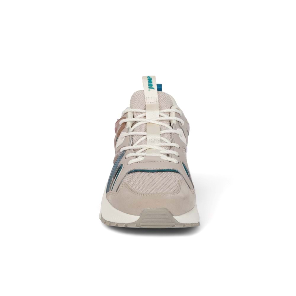 Jump 1988-29942 Anatomik Kalın Tabanlı Kadın Sneakers Ayakkabı - NKT01988-BEJ-40