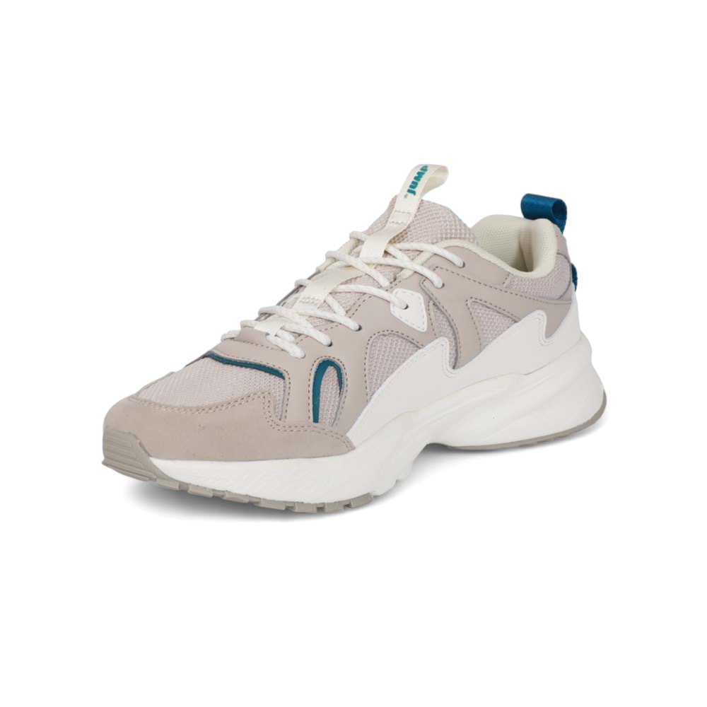 Jump 1988-29942 Anatomik Kalın Tabanlı Kadın Sneakers Ayakkabı - NKT01988-BEJ-40