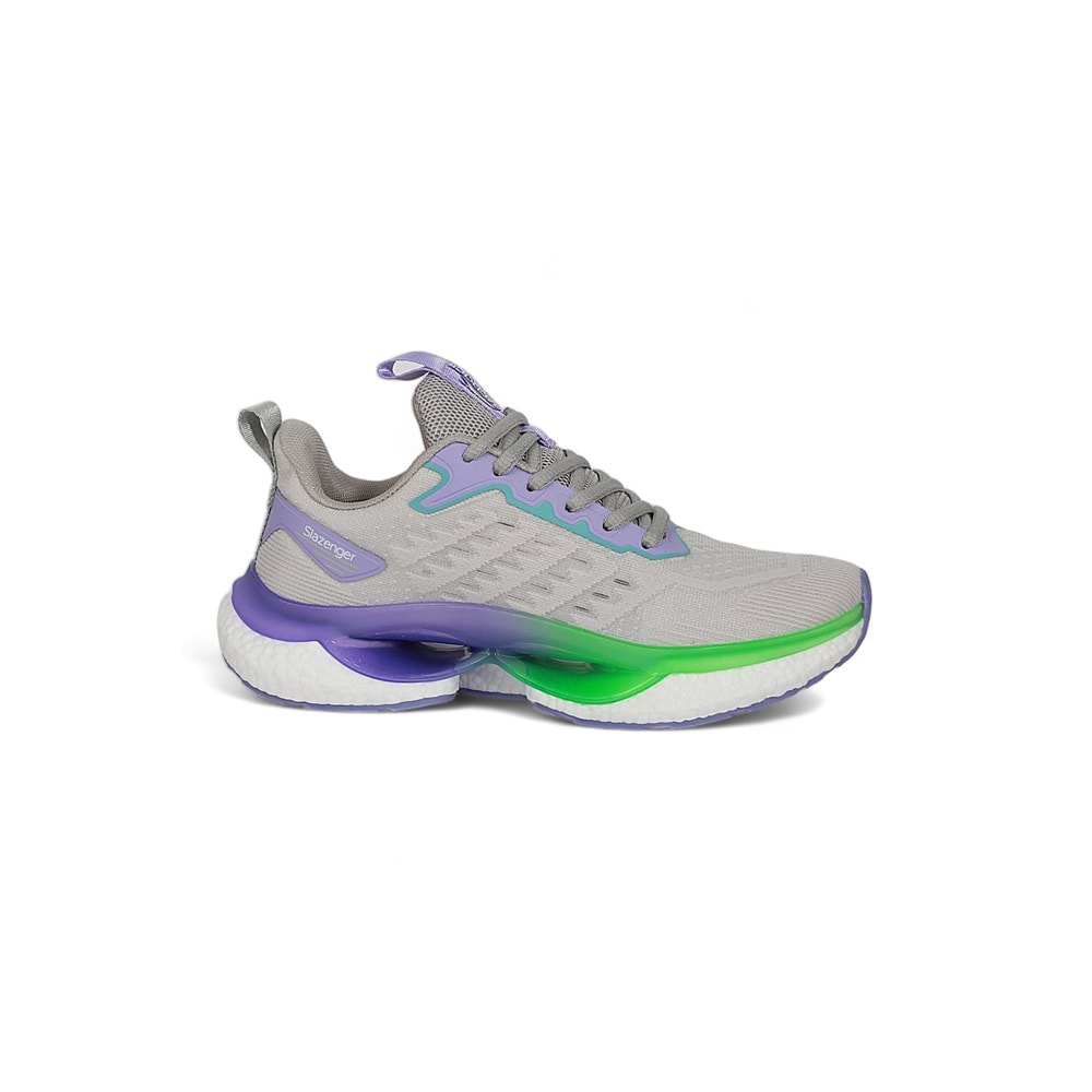 Slazenger 2001-Wıllock Anatomik Kalın Tabanlı Kadın Sneakers Ayakkabı - NKT02001-gri-37