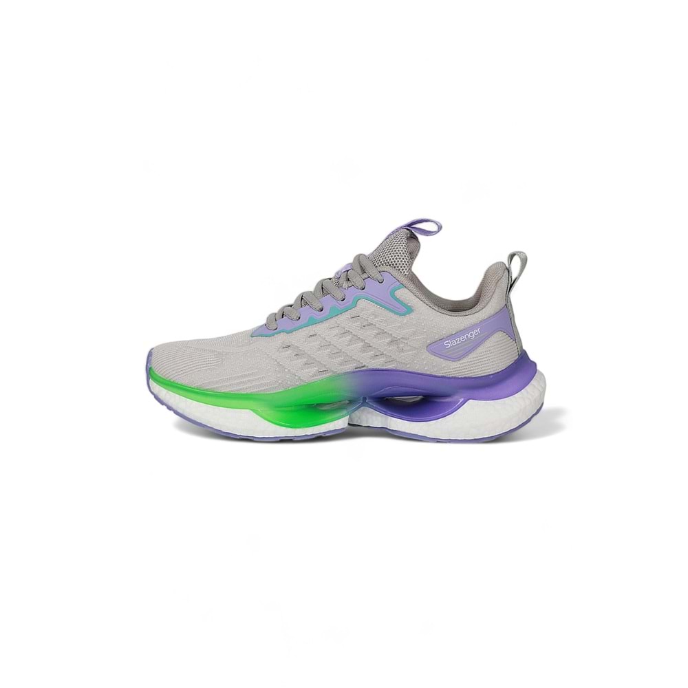 Slazenger 2001-Wıllock Anatomik Kalın Tabanlı Kadın Sneakers Ayakkabı - NKT02001-gri-37