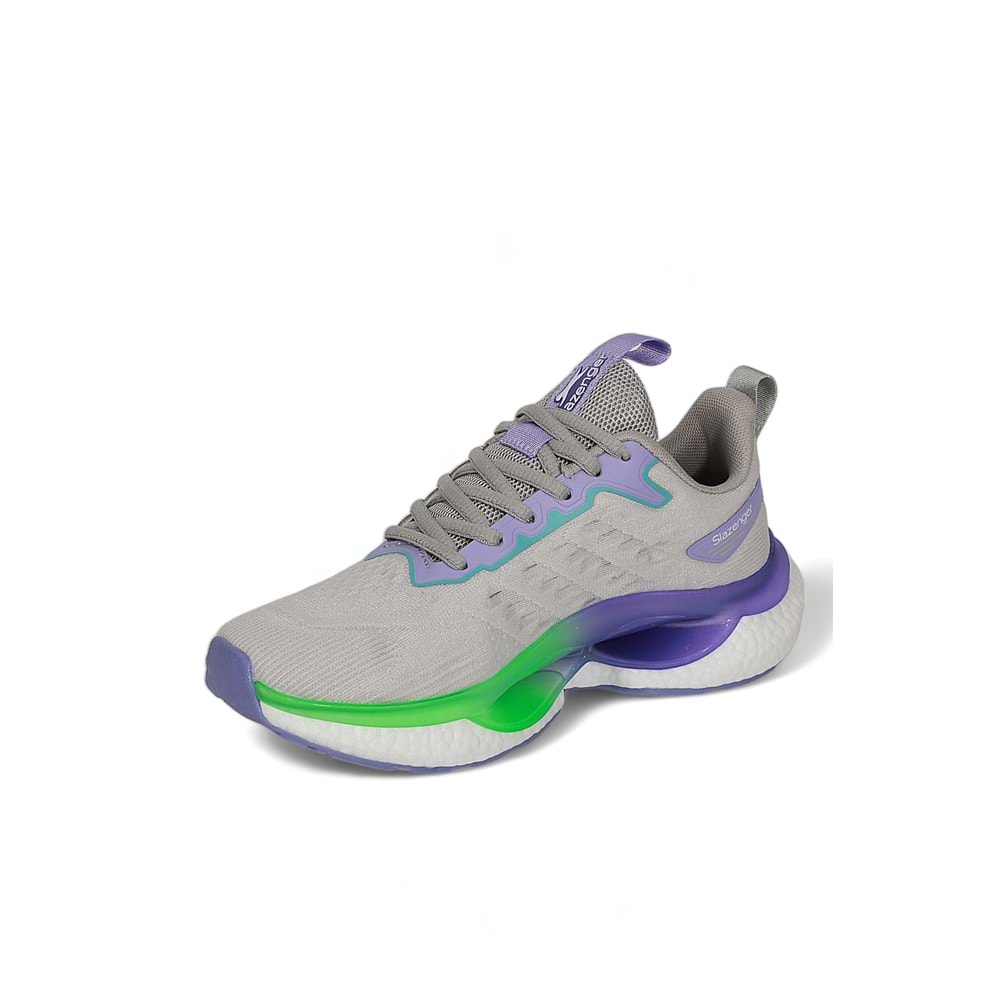 Slazenger 2001-Wıllock Anatomik Kalın Tabanlı Kadın Sneakers Ayakkabı - NKT02001-gri-37