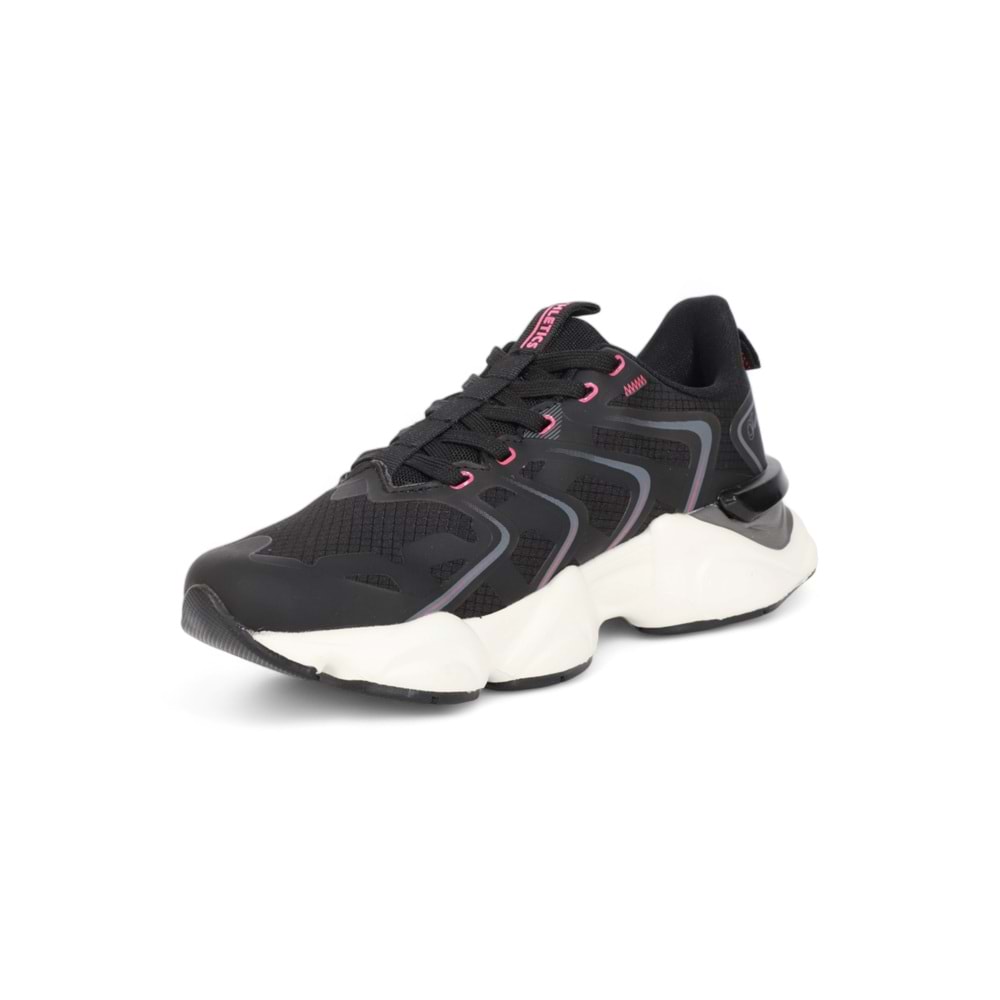Jump 2030-29907 Anatomik Kalın Tabanlı Kadın Sneakers Ayakkabı - NKT02030-siyah-40