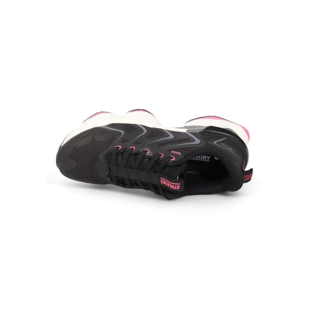 Jump 2030-29907 Anatomik Kalın Tabanlı Kadın Sneakers Ayakkabı - NKT02030-siyah-40