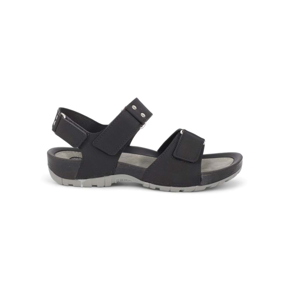 2045-9829-9 Tam Anatomik Erkek Sandalet - NKT02045-siyah-45