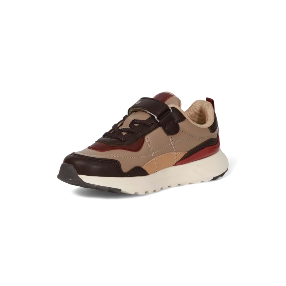 Kidessa 2071-Pepino Anatomik Tabanlı Ultra Hafif Erkek Çocuk Sneakers Ayakkabı - NKT02071-kahverengi-31