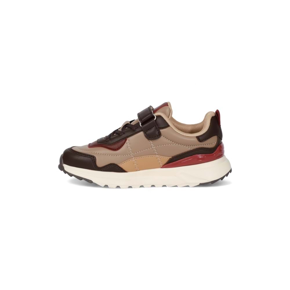 Kidessa 2071-Pepino Anatomik Tabanlı Ultra Hafif Erkek Çocuk Sneakers Ayakkabı - NKT02071-kahverengi-31