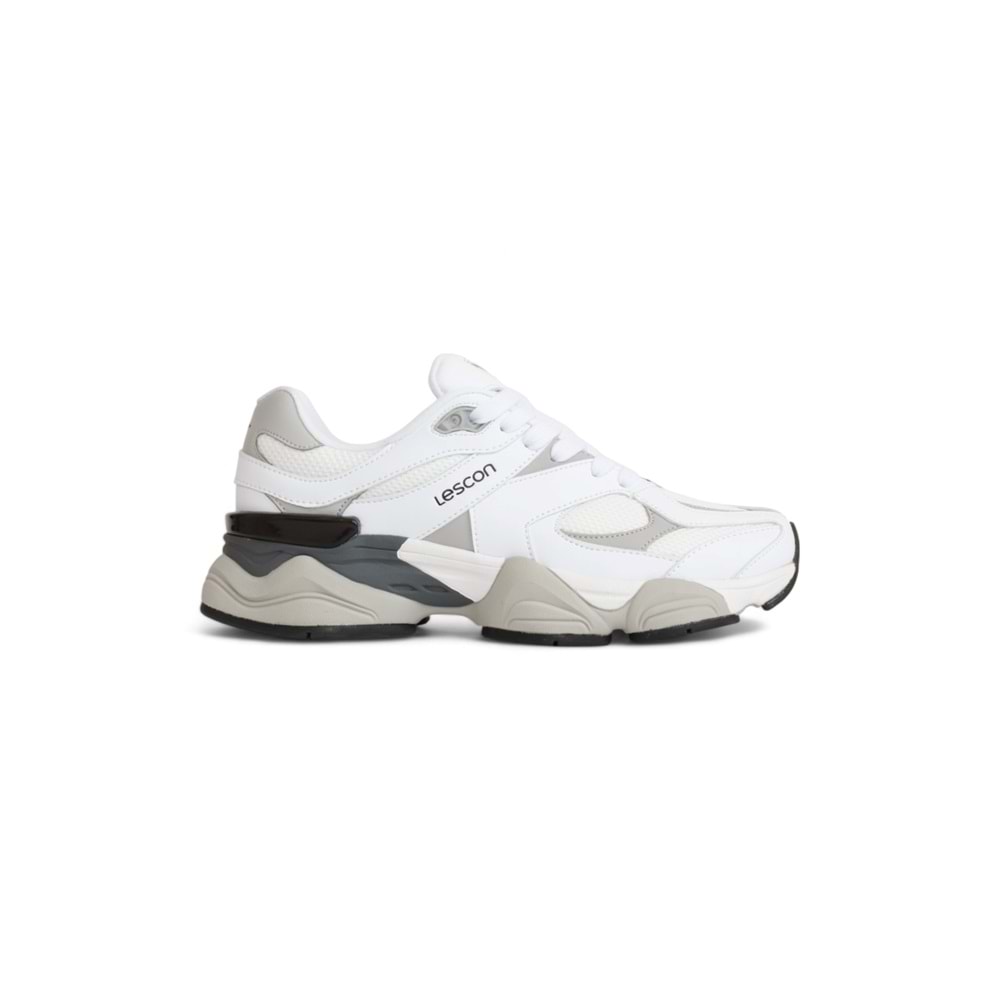 Lescon 2079-Ghost Anatomik Tabanlı Genç Unisex Sneakers Ayakkabı - NKT02079-BEYAZ-40