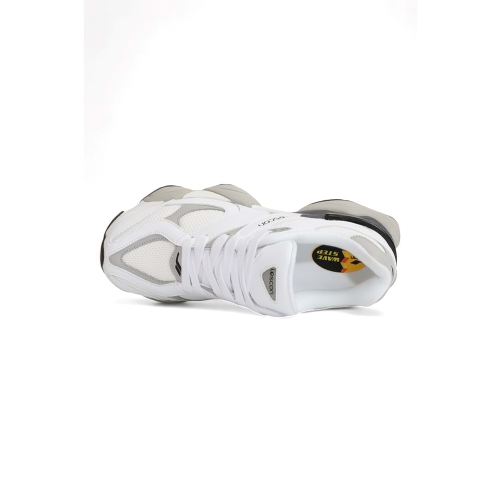Lescon 2079-Ghost Anatomik Tabanlı Genç Unisex Sneakers Ayakkabı - NKT02079-BEYAZ-40