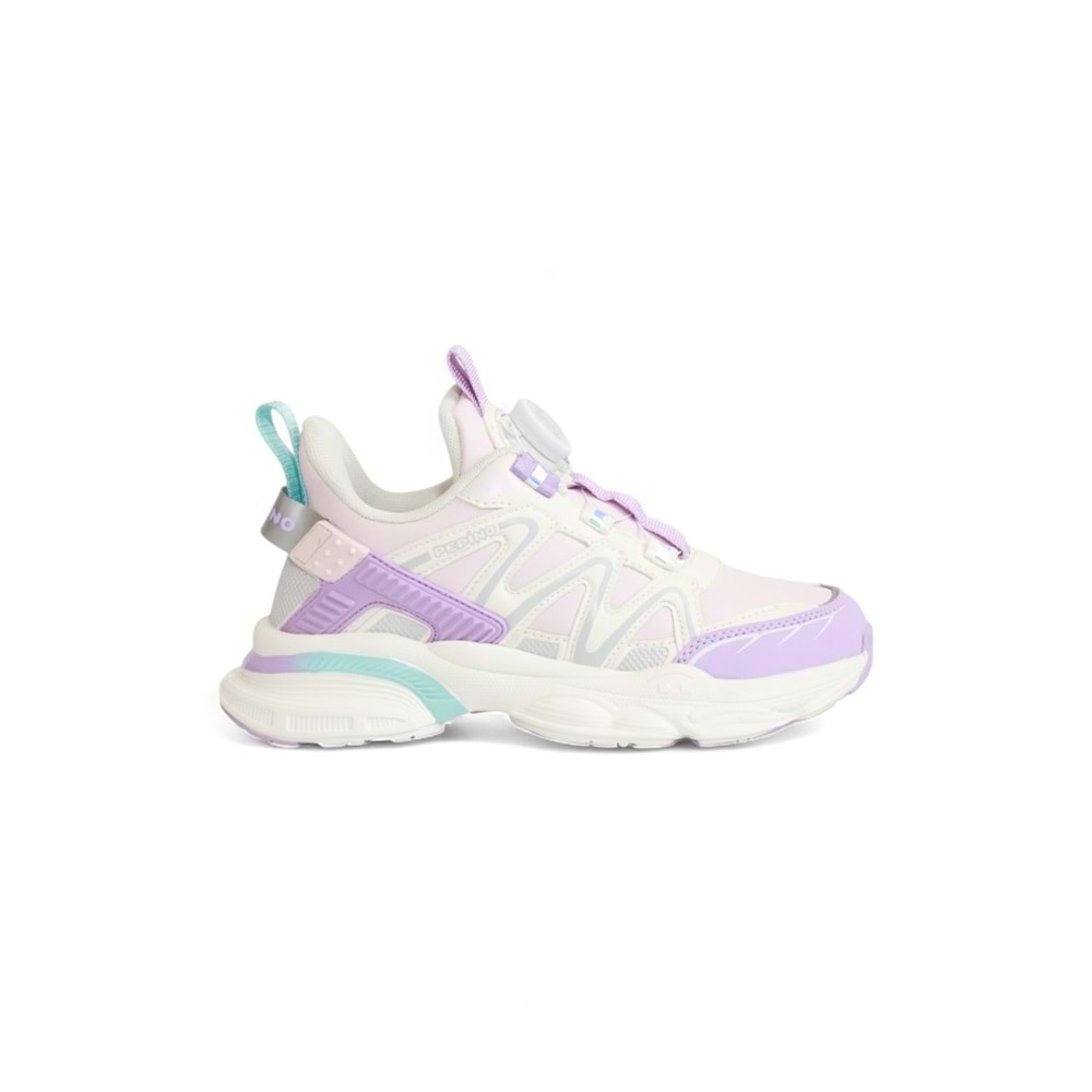 Kidessa 2080-Pepino Anatomik Tabanlı Otomatik Bağcıklı Unisex Çocuk Günlük Spor Ayakkabı - NKT02080-lila-31