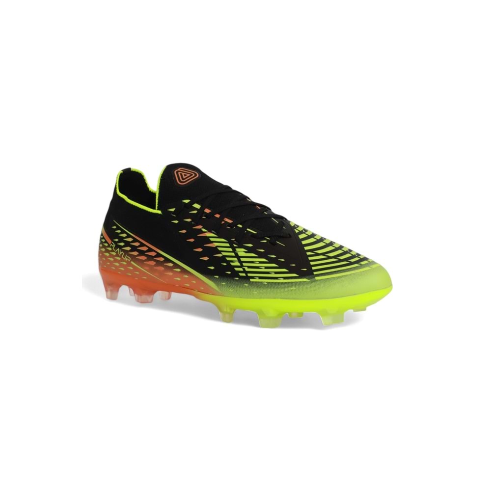 Konfores 2088-Playup Anatomik Tabanlı Bağcıksız Çim Saha Futbol Ayakkabısı - NKT02088-siyah-32