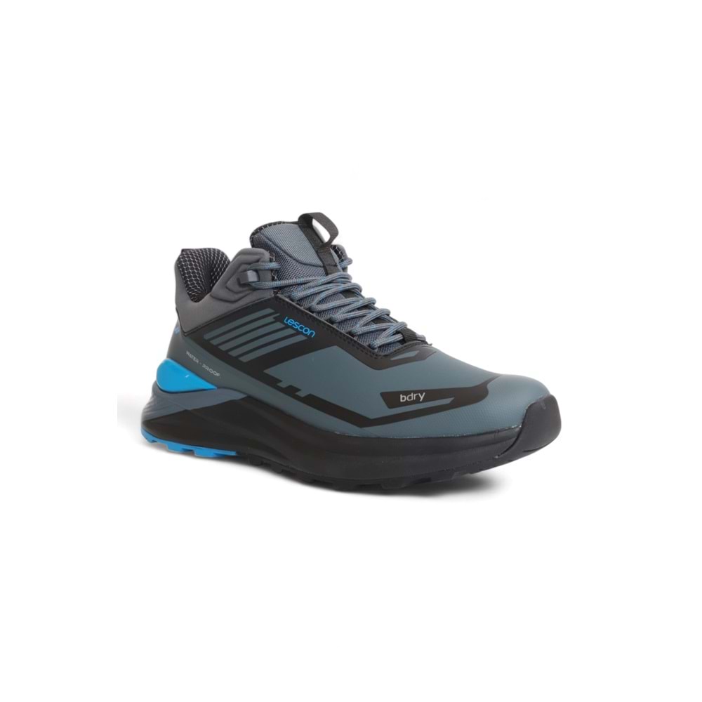 Lescon 2094-Wınd Anatomik Tabanlı Waterproof Trekking Ayakkabı - NKT02094-Füme-40