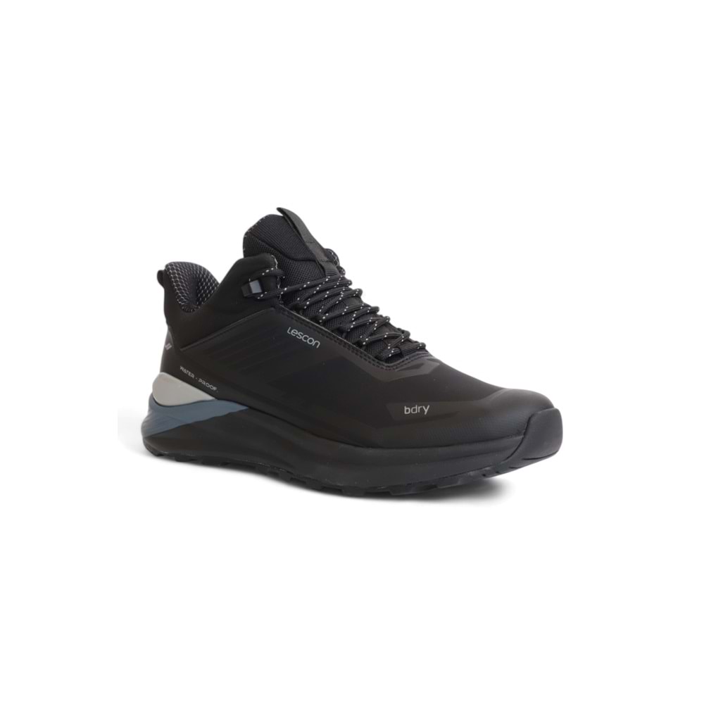 Lescon 2094-Wınd Anatomik Tabanlı Waterproof Trekking Ayakkabı - NKT02094-siyah-44