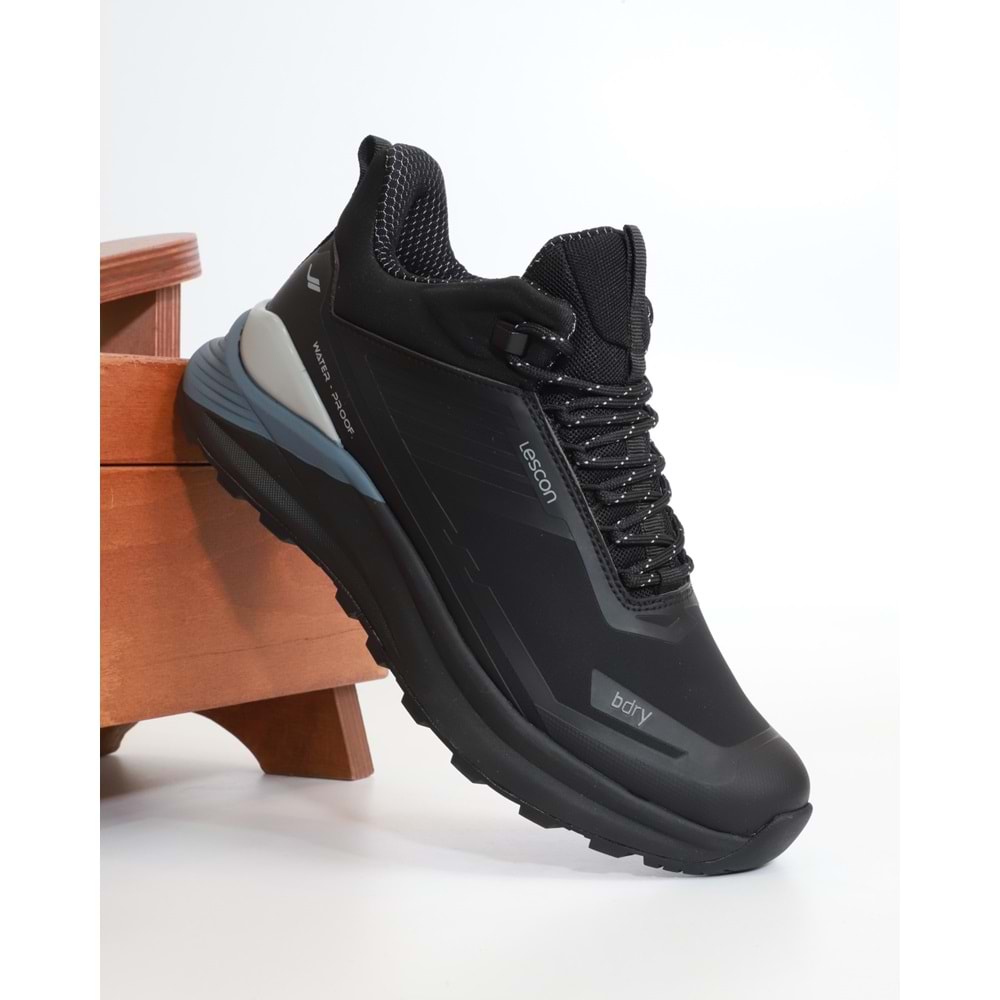 Lescon 2094-Wınd Anatomik Tabanlı Waterproof Trekking Ayakkabı - NKT02094-siyah-44
