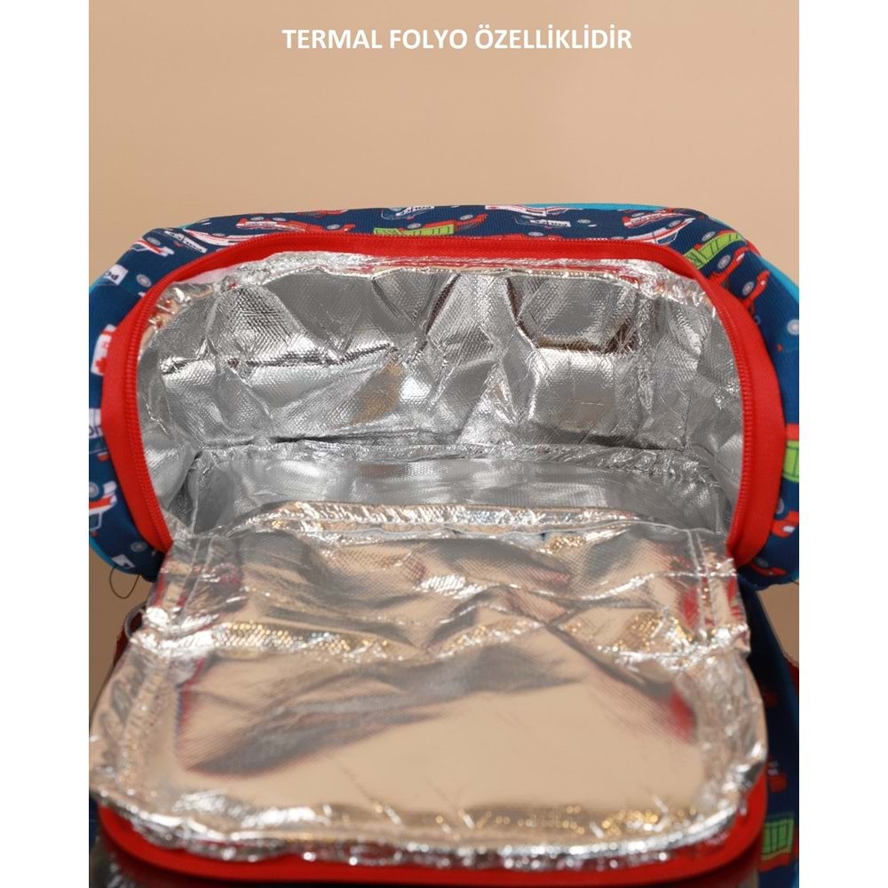 Relaxion 2139-1390 Anatomik Sırt Yapılı Kız Çocuk Üçlü Set İlkokul Sırt Çantası - NKT02139-PEMBE-TEKEBAT