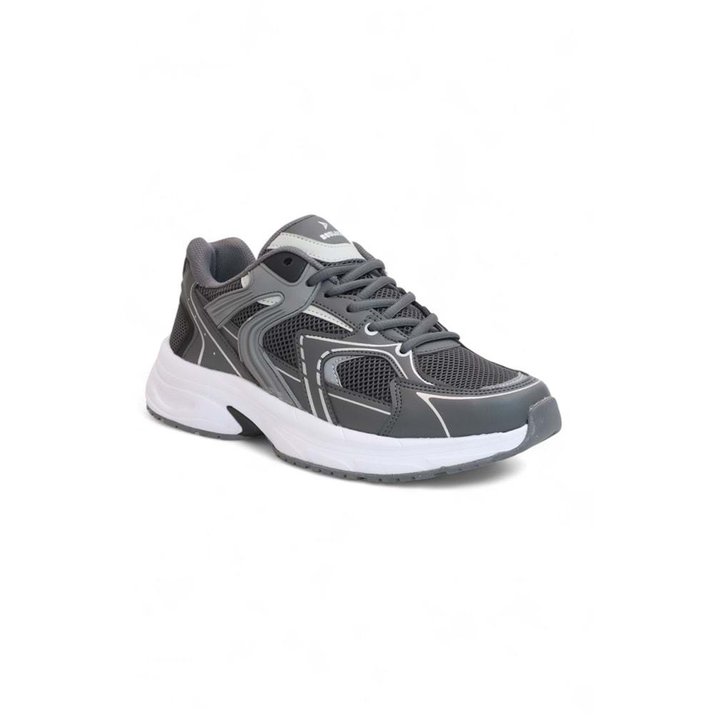 2188-Boulder Anatomik Tabanlı Erkek Yürüyüş & Koşu Ayakkabısı - NKT02188-Füme-40