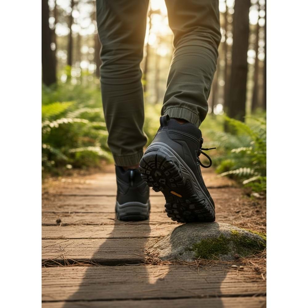2281-Magg Point Anatomik Kaydırmaz Tabanlı Unisex Fermuarlı Spor Bot - NKT02281-Kum-37