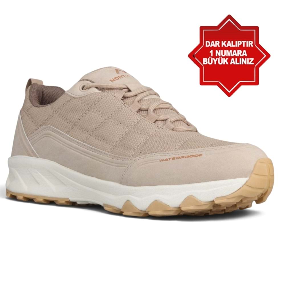 North Of-Wild 2285-Lang Anatomik Memoryfoam Tabanlı Su Geçirmez Outdoor Ayakkabı - NKT02285-BEJ-41