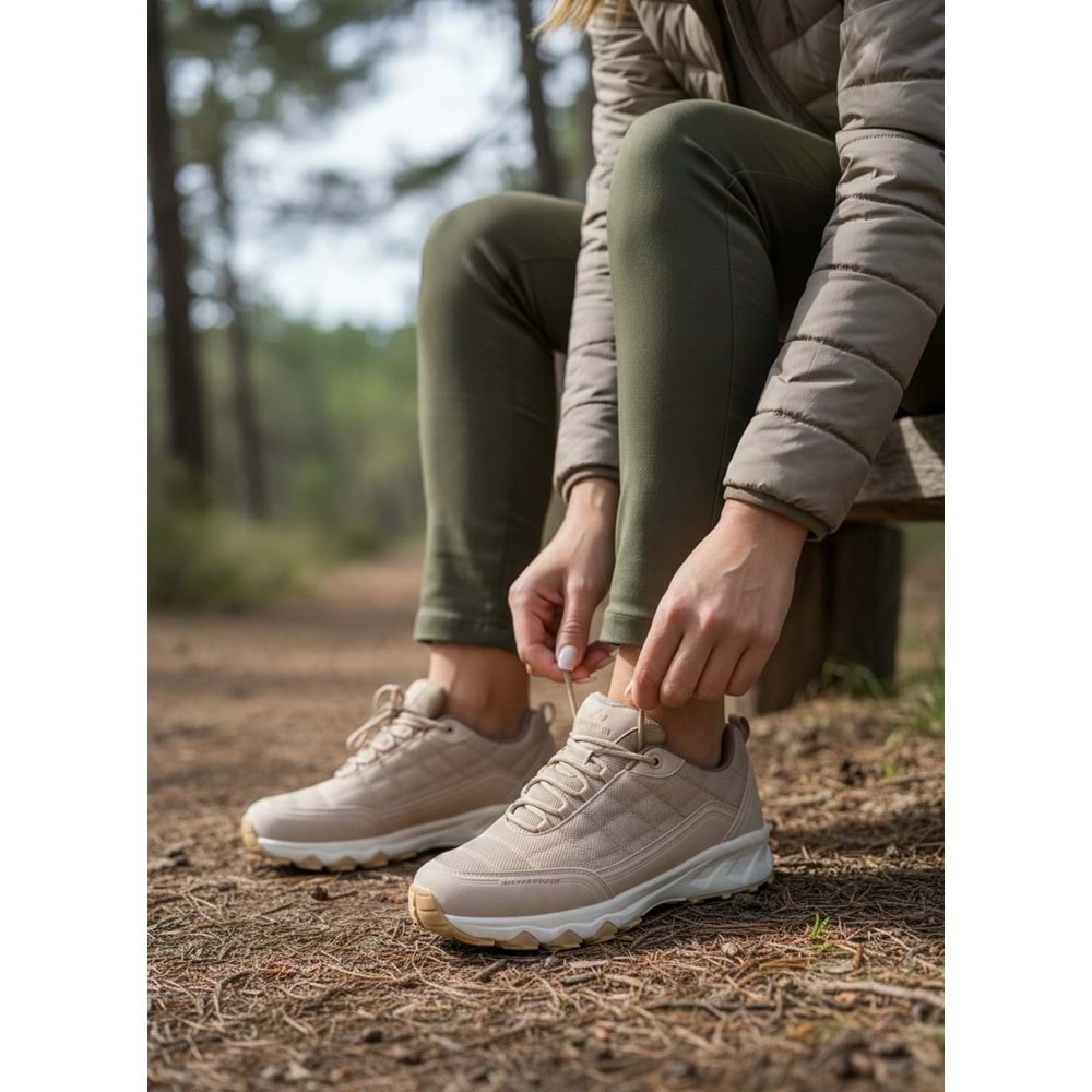 North Of-Wild 2285-Lang Anatomik Memoryfoam Tabanlı Su Geçirmez Outdoor Ayakkabı - NKT02285-BEJ-41