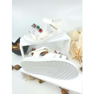 İREMSU KIZ ÇOCUK SANDALET - İREMSU - BEYAZ - 21 - NKT00030-BEYAZ-21