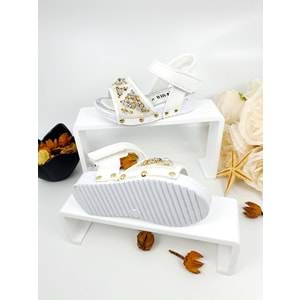 CANSIN KIZ ÇOCUK SANDALET - CANSIN - BEYAZ - 22 - NKT00053-BEYAZ-22