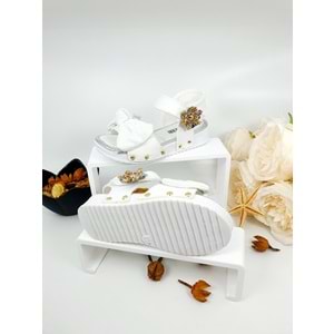 CANSIN KIZ ÇOCUK SANDALET - CANSIN - BEYAZ - 27 - NKT00054-BEYAZ-27
