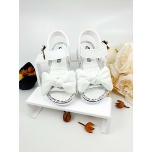 CANSIN KIZ ÇOCUK SANDALET - CANSIN - BEYAZ - 27 - NKT00054-BEYAZ-27