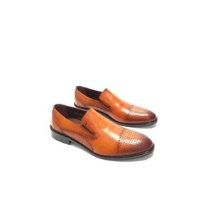 smart hakiki deri erkek klasik ayakkabı - NKT00357-TABA-44
