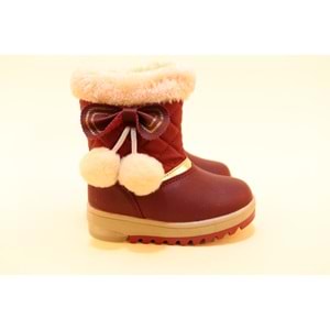 Twingo 632 Kız Çocuk İçi Yünlü Bot - BORDO - 23