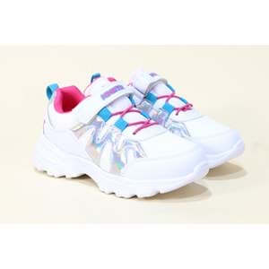 Kinetix Waves Çocuk Sneaker Ayakkabı - BEYAZ - 35