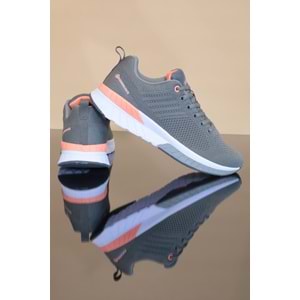 Hammer Jack Manaus Bayan Fitness Ayakkabı - NKT00808-gri pembe-39