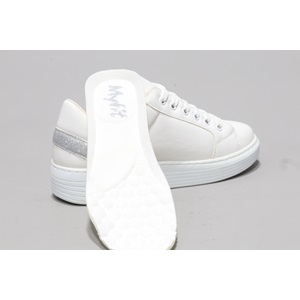 Kadir Ekici 822 Bayan Fermuarlı Sneakers Ayakkabı - BEYAZ - 37
