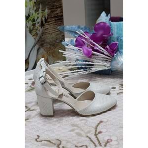 Konfores 910 Bayan Baletli Stiletto Ayakkabı - sedef - 36
