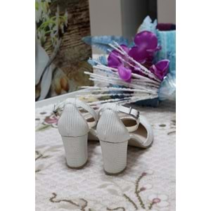 Konfores 910 Bayan Baletli Stiletto Ayakkabı - sedef - 36