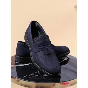 Konfores 950 Hakiki Deri Erkek Klasik Ayakkabı - NKT00950-lacivert-42