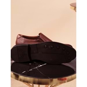 Konfores 952 Hakiki Deri Erkek Klasik Ayakkabı - NKT00952-TABA-44
