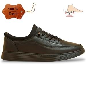Konfores 958 Hakiki Deri Anatomik Erkek Ayakkabı - NKT00958-siyah-43