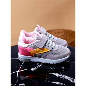 Kidessa 965 Anatomik Işıklı Spor Ayakkabı - NKT00965-buz gri-27