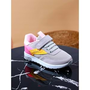 Kidessa 965 Anatomik Işıklı Spor Ayakkabı - NKT00965-buz gri-29
