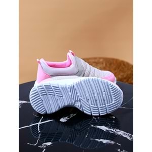 Kidessa 966 Anatomik Bağcıksız Spor Ayakkabı - NKT00966-buz gri-26