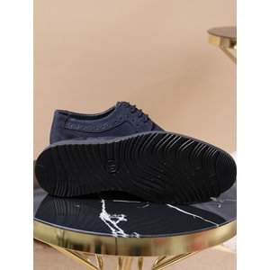 Konfores 978 Hakiki Deri Anatomik Erkek Ayakkabı - NKT00978-lacivert-42