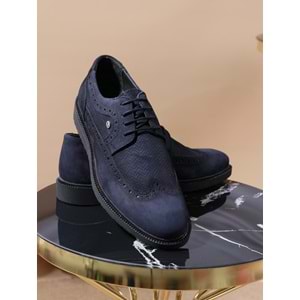 Konfores 978 Hakiki Deri Anatomik Erkek Ayakkabı - NKT00978-lacivert-44