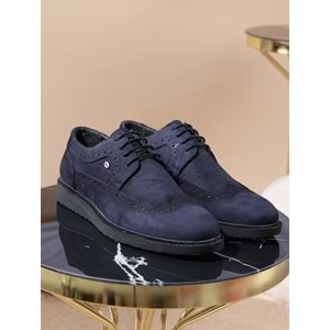 Konfores 978 Hakiki Deri Anatomik Erkek Ayakkabı - NKT00978-lacivert-44