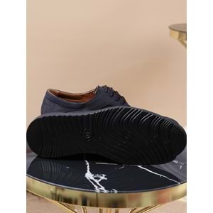 Konfores 979 Hakiki Deri Anatomik Erkek Ayakkabı - NKT00979-lacivert-44