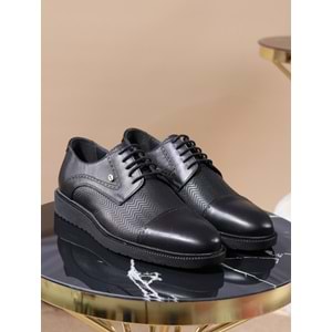 Konfores 979 Hakiki Deri Anatomik Erkek Ayakkabı - NKT00979-siyah-43