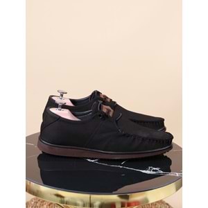 Konfores 987 Hakiki Deri Anatomik Erkek Ayakkabı - NKT00987-siyah-40