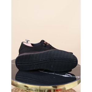 Konfores 987 Hakiki Deri Anatomik Erkek Ayakkabı - NKT00987-siyah-44