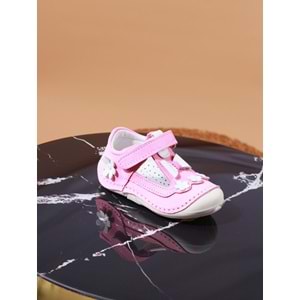 Kidessa 1002 Anatomik Hakiki Deri Çocuk Ayakkabısı - NKT01002-PEMBE-24