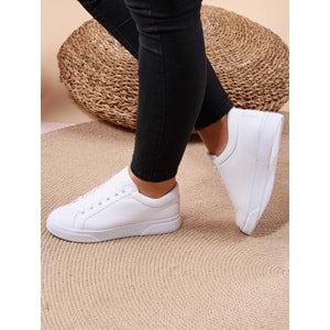 Konfores 1008 Bayan Sneakers Ayakkabı - NKT01008-BEYAZ-37