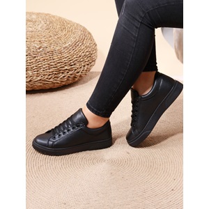 Konfores 1008 Bayan Sneakers Ayakkabı - NKT01008-siyah-37